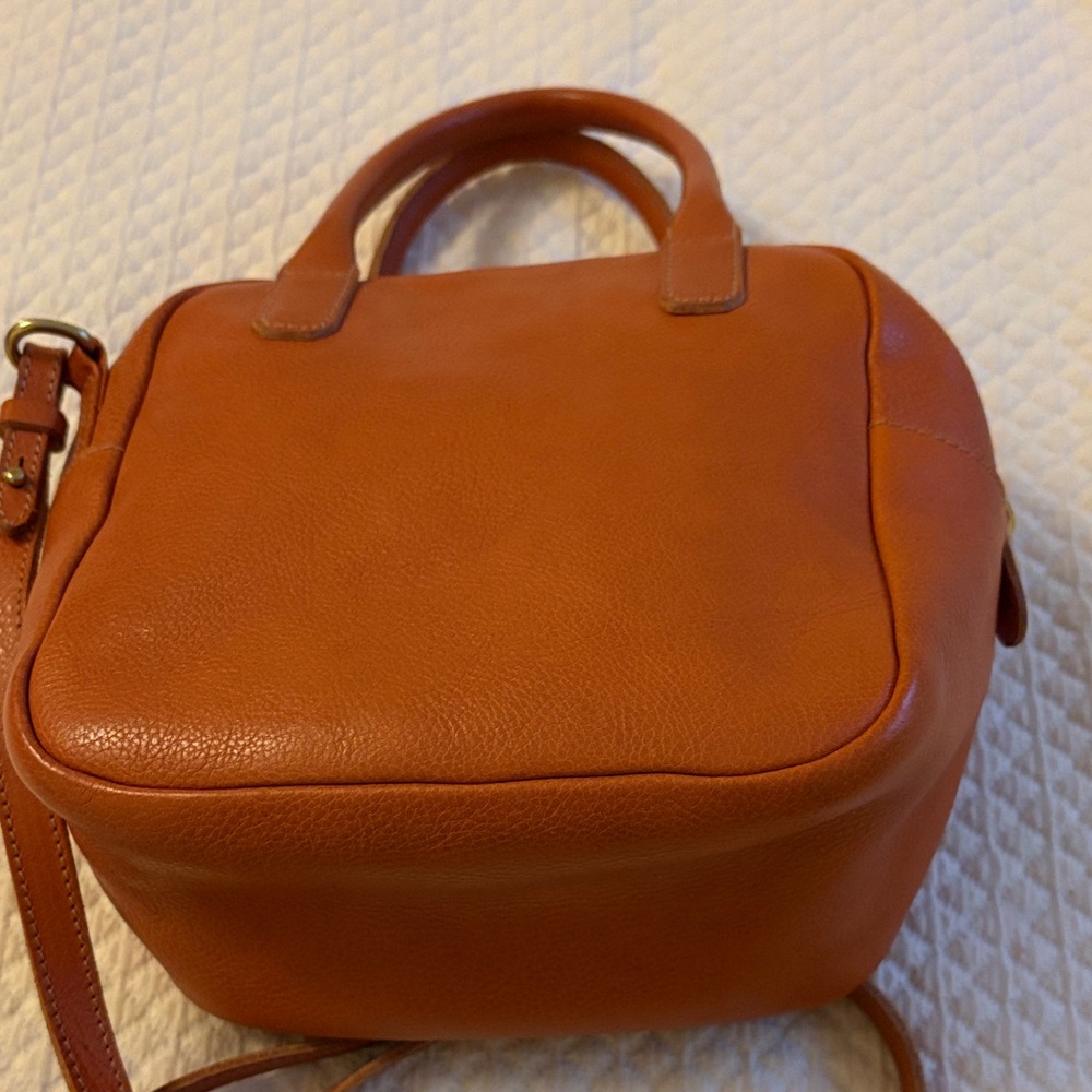 Il BISONTE Tan Leather crossbody handbag - Picture 3 of 9